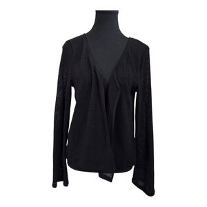 ⭐️Ardene CottonBlack Open-Front Cardigan Size Med
